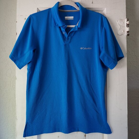 Columbia Mens Moisture Wicking Polo Shirt - Picture 1 of 6